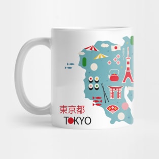 Tokyo Map Mug